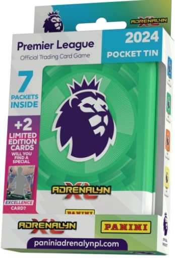 Premier League 2024 Adrenalyn XL Green Pocket Tin